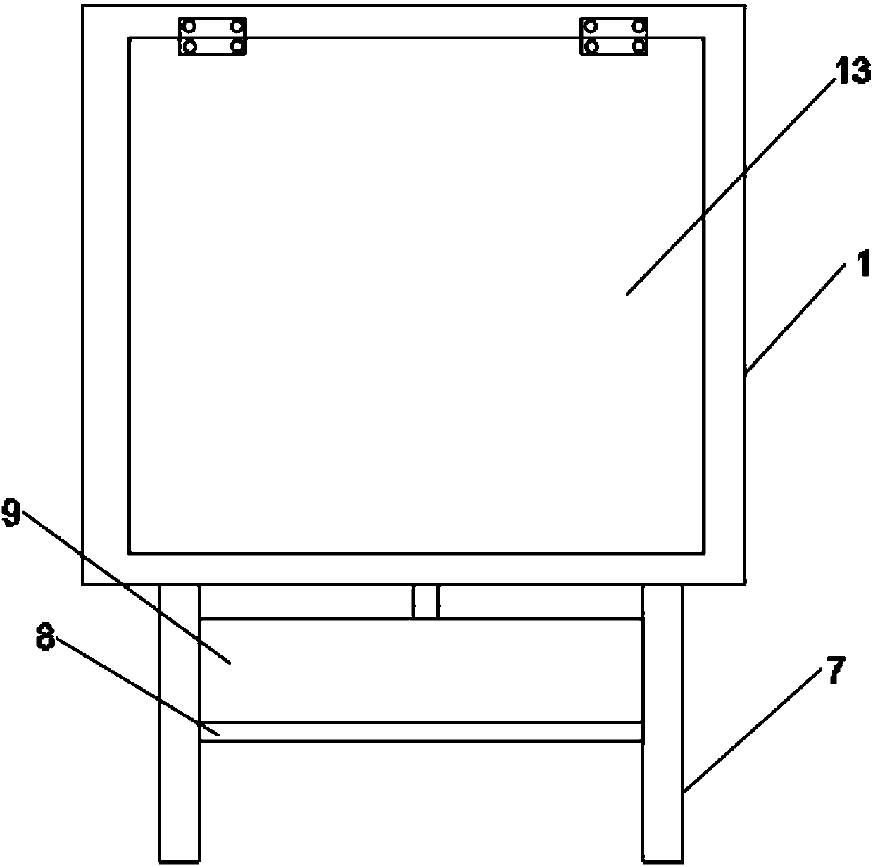 Novel steel pipe pickling derusting device