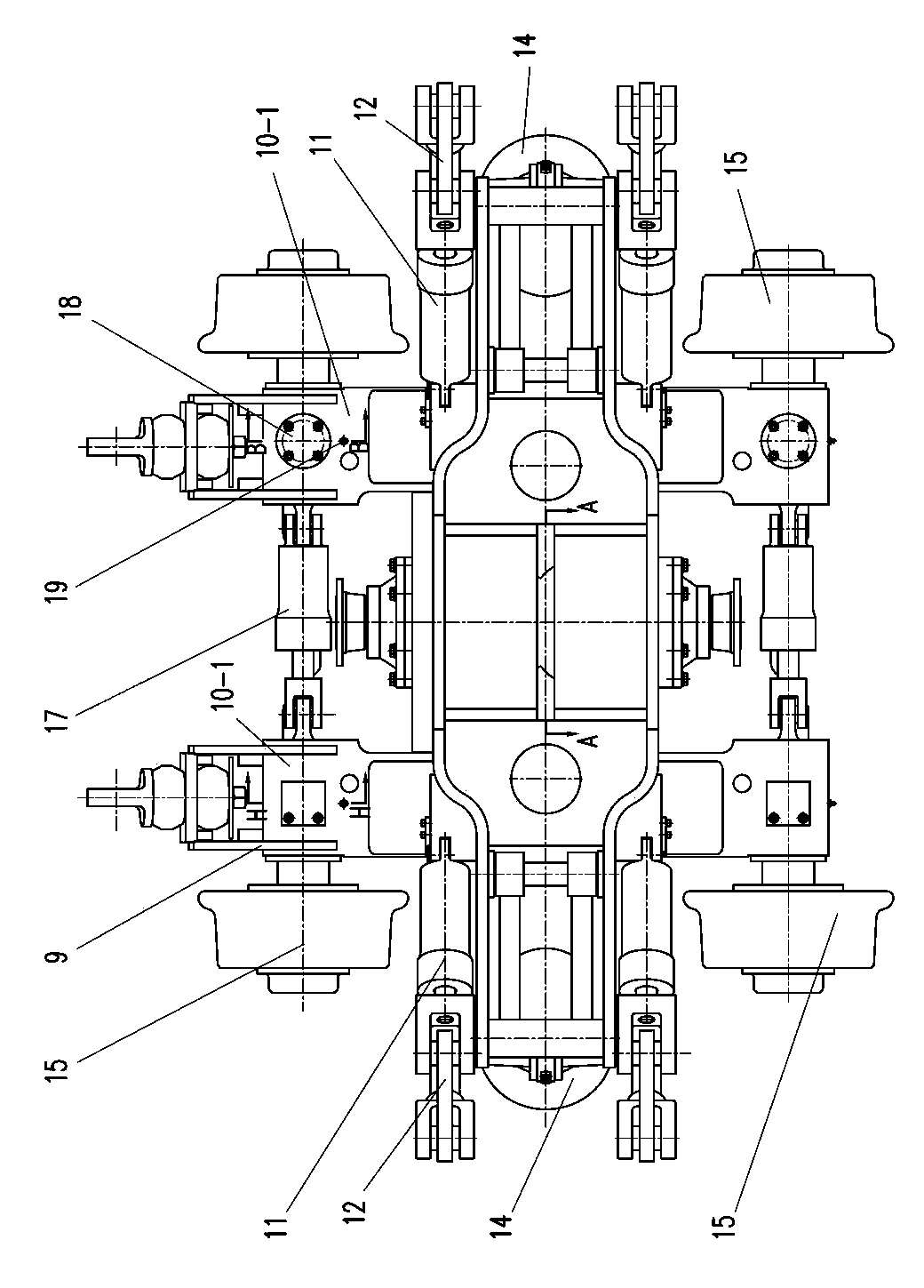 Meter gage stabilizing device