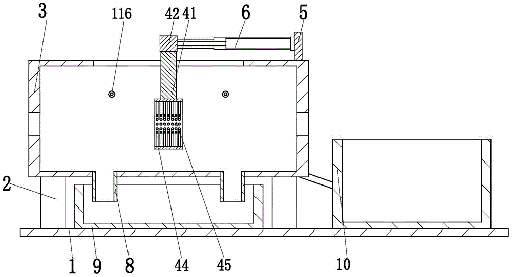 Special cleaning device for steel pipe surface cleaning machine