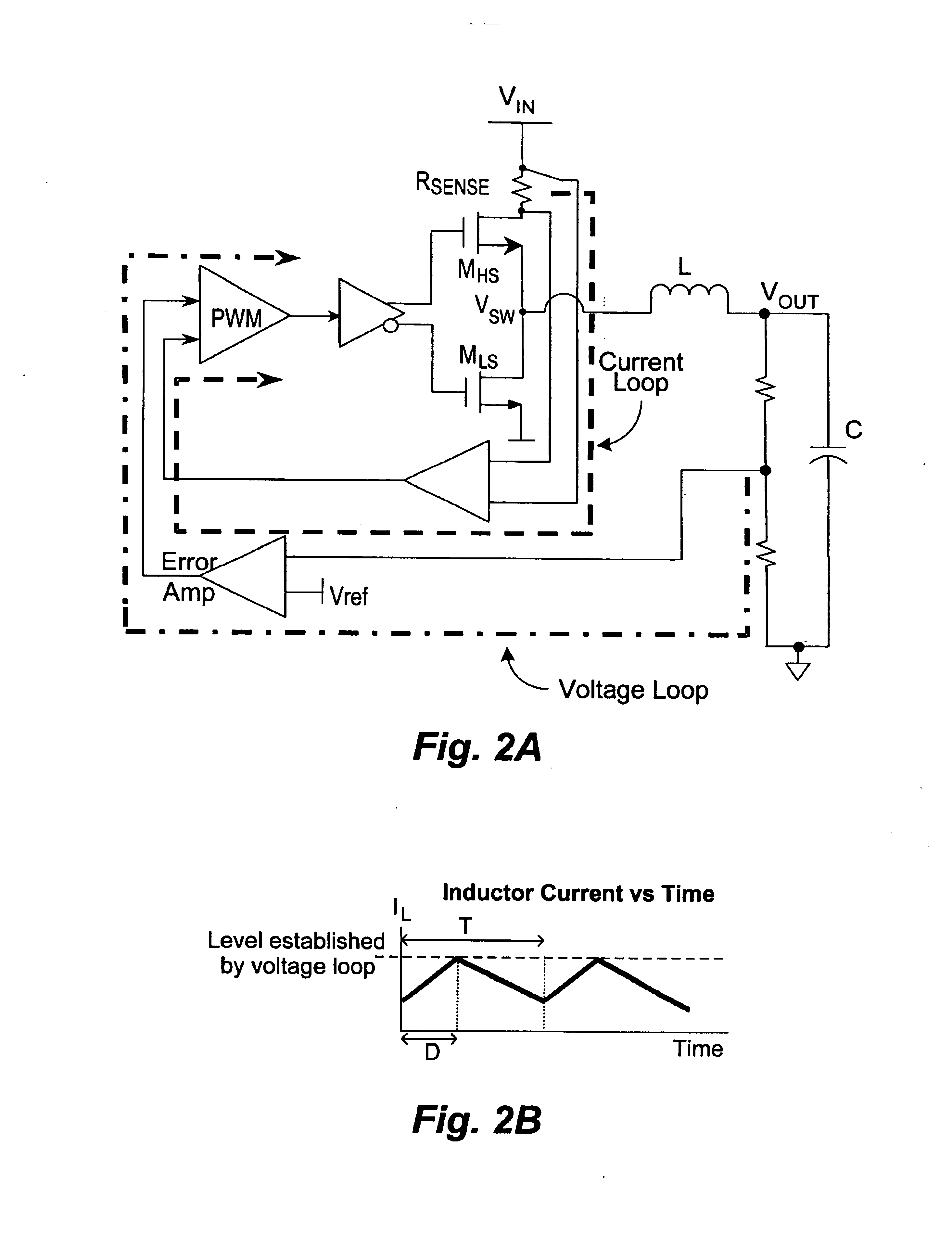 Selective high-side and low-side current sensing in switching power supplies