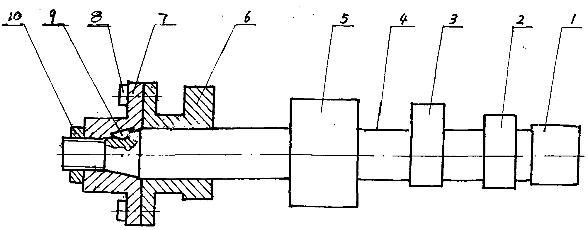 Assembled camshaft