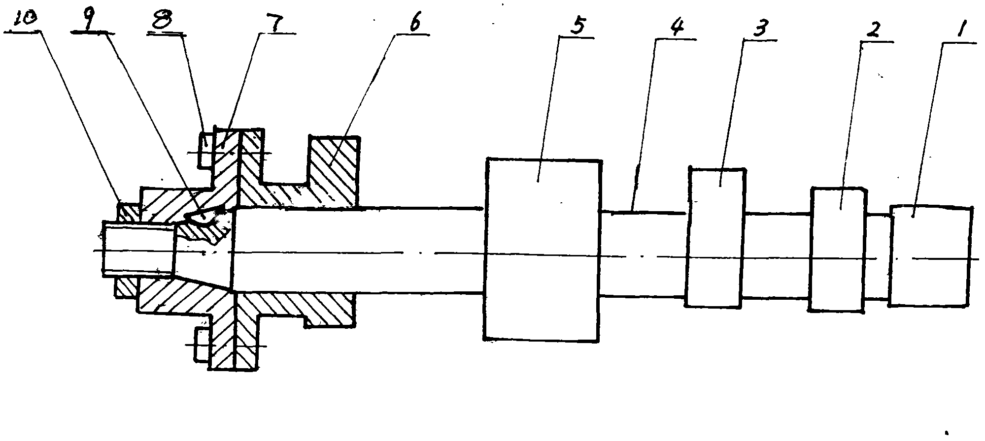 Assembled camshaft