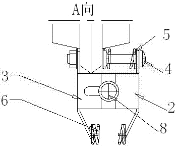 Anti-release quick-assemble-disassemble grounding wire used on circuit side of open type switch cabinet