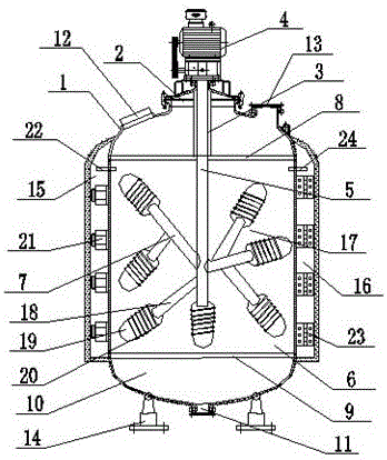 Juncao ganoderma lucidum dreg fermentation and extraction device