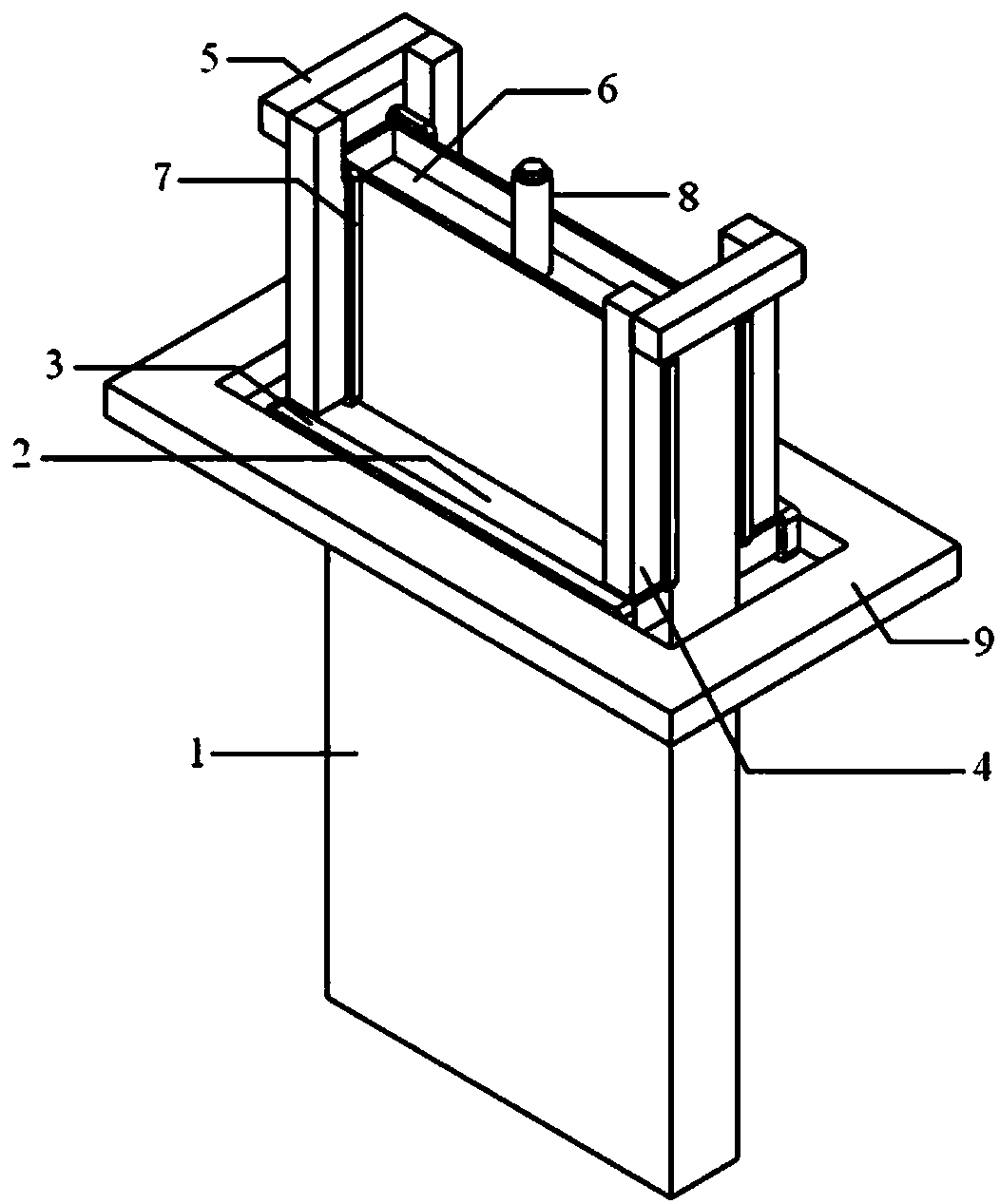 Independent adjustable combined electromagnetic braking device and method for controlling flowing of molten steel