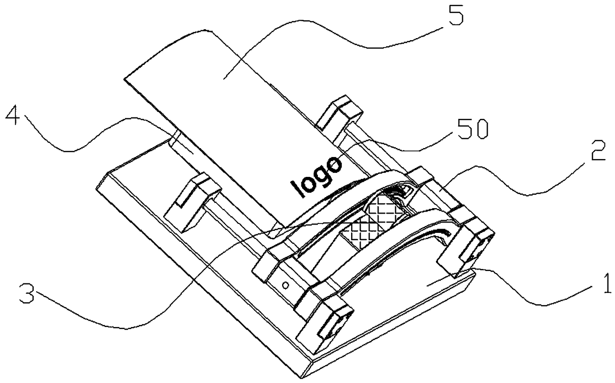 Rolling printing device for plastic products