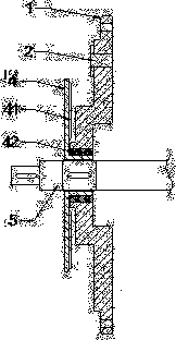 Motor end cover structure of electric vehicle