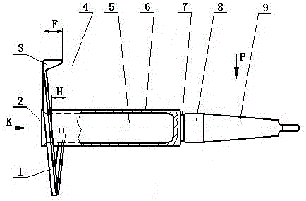 Spiral paring knife for rapidly paring large quantities of pineapples applicable to canning factory