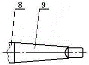 Spiral paring knife for rapidly paring large quantities of pineapples applicable to canning factory