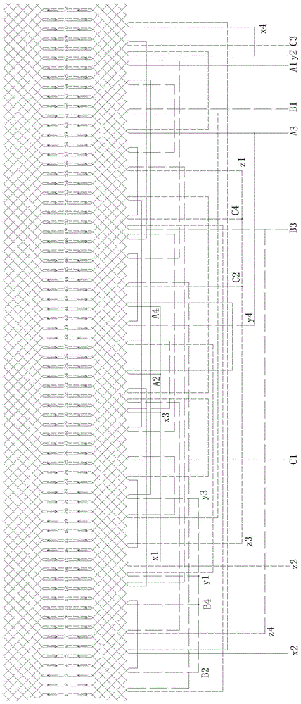 6/8/12-pole single-winding three-speed asynchronous motor stator winding mode