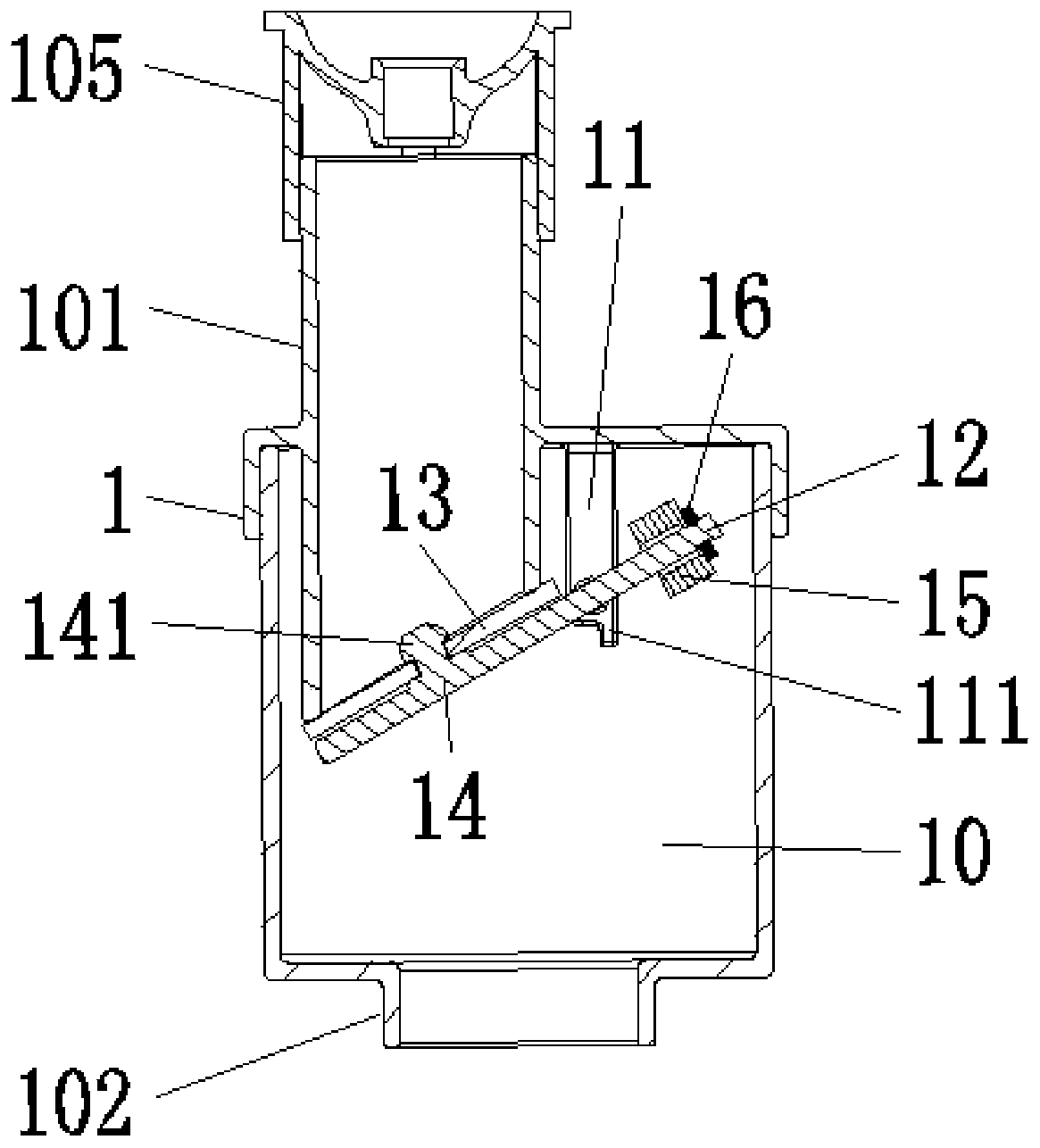 Overflow valve for improving overflow capability