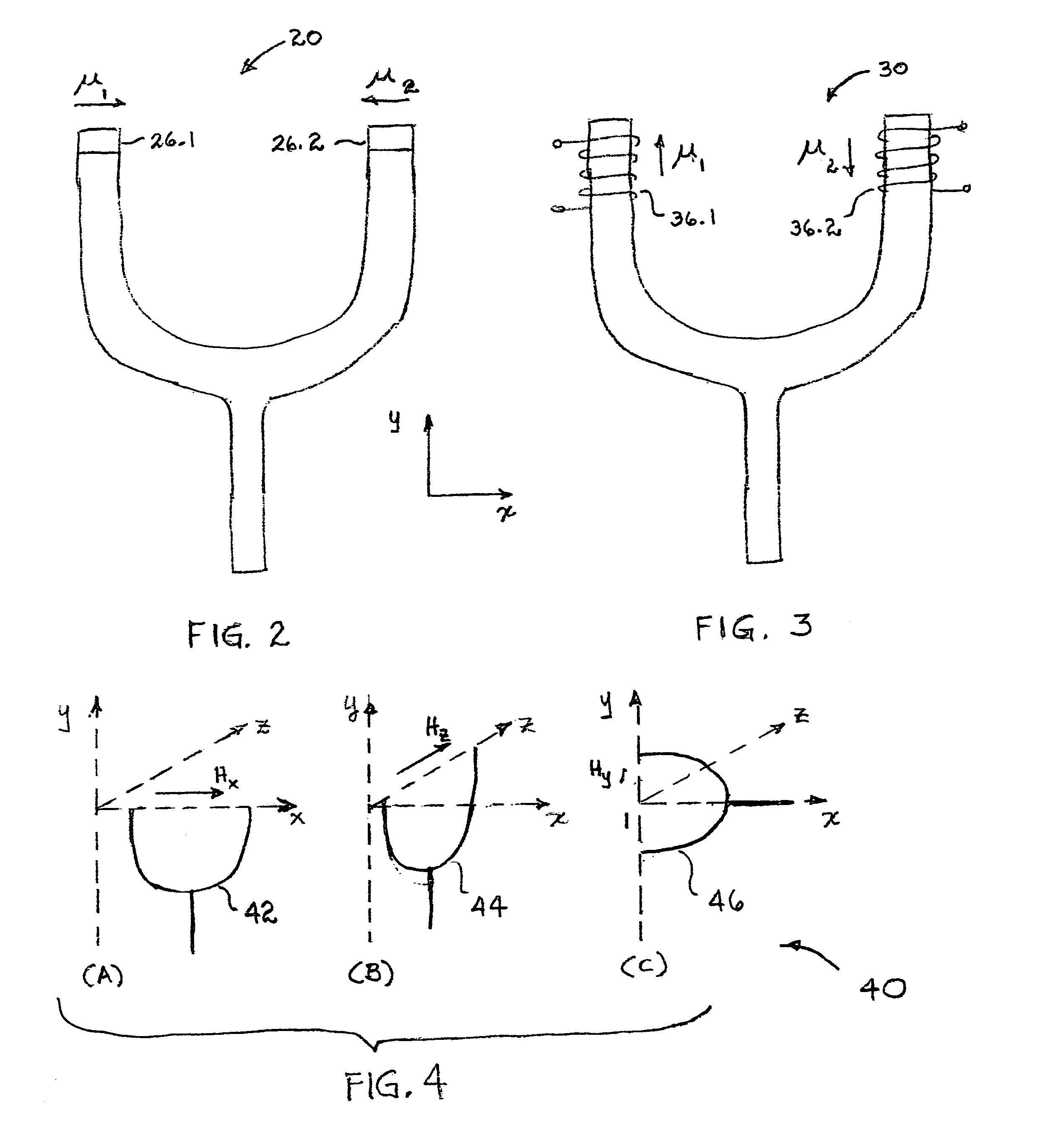 Tuning fork magnetometer