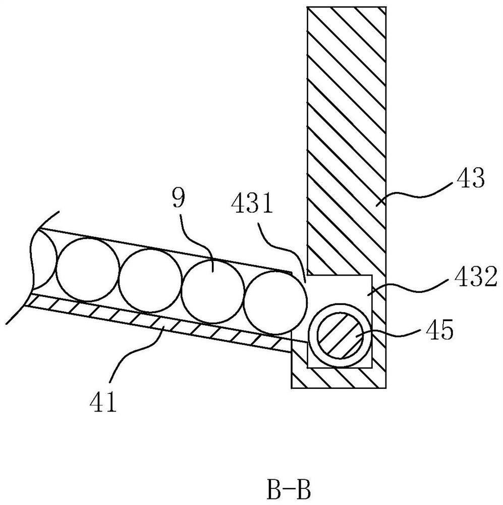 A kind of numerical control machine tool with material guide