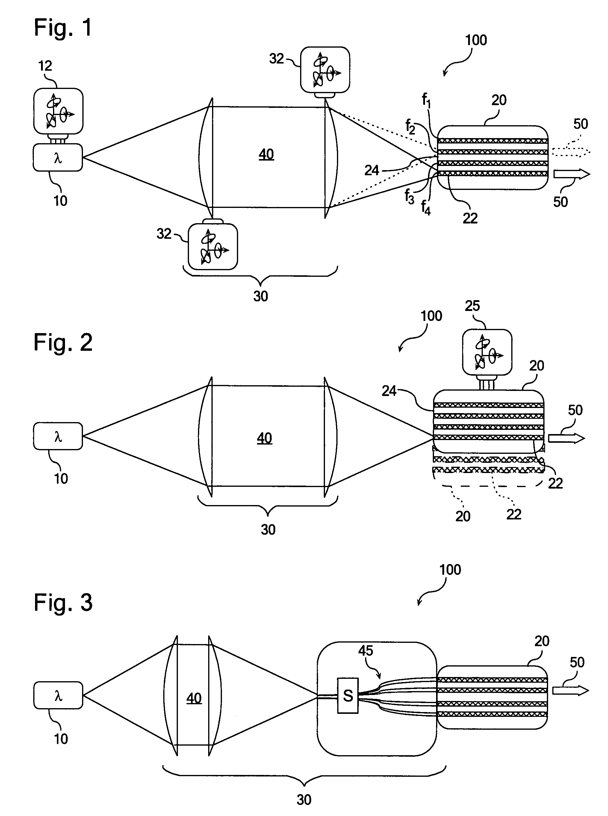 Multi-component wavelength conversion devices and lasers incorporating the same