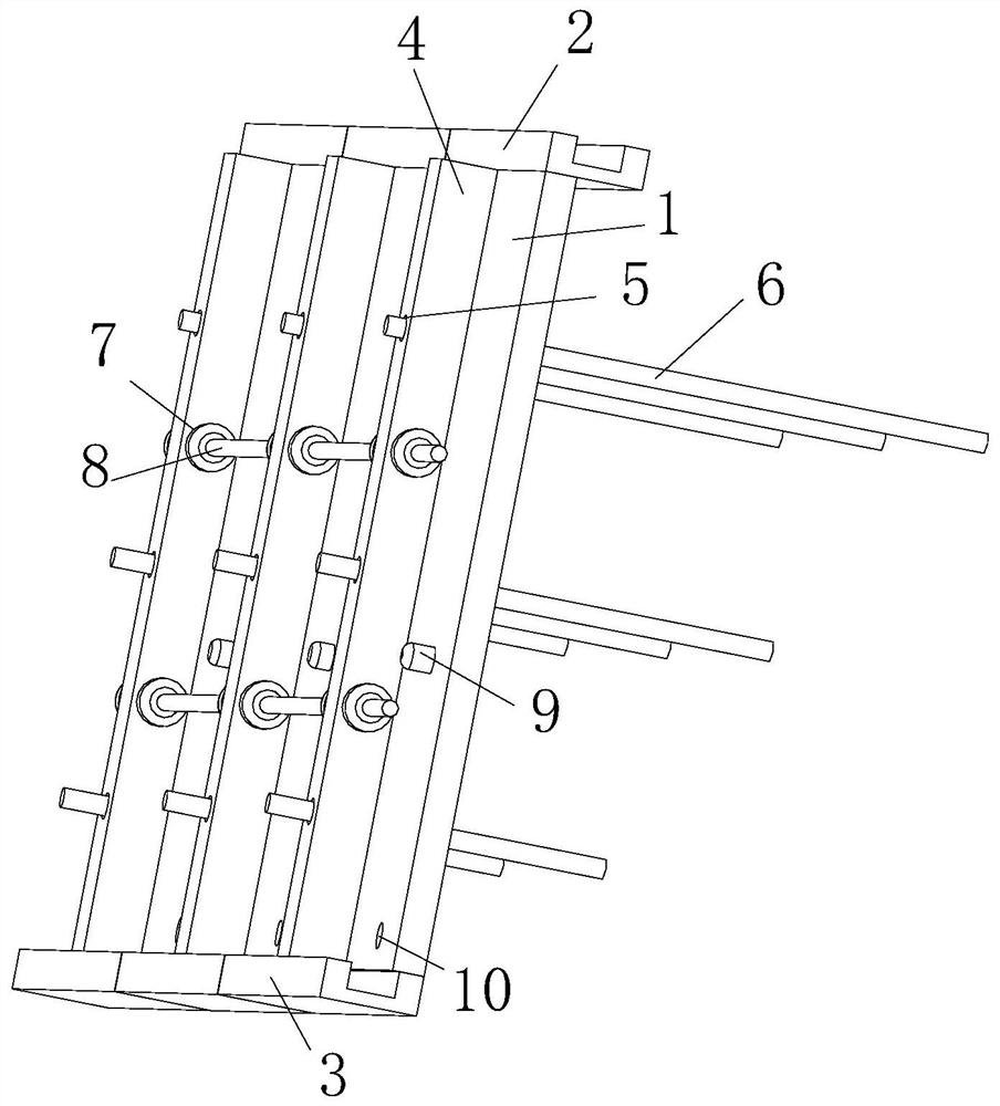 Safety supporting structure for civil engineering foundation pit supporting