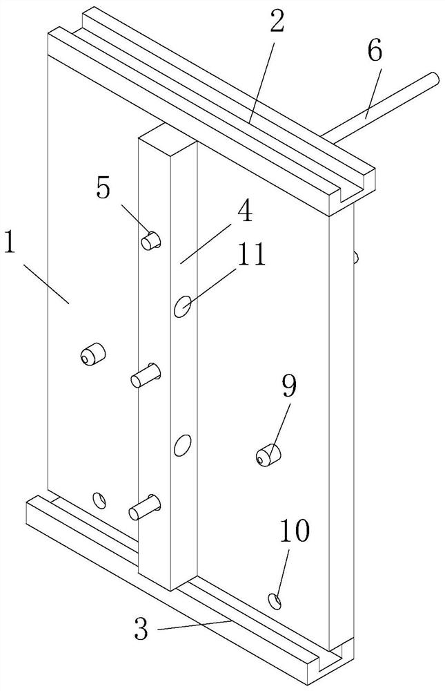 Safety supporting structure for civil engineering foundation pit supporting