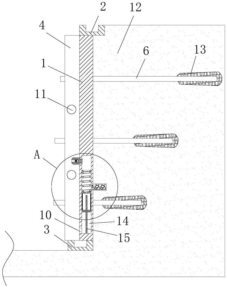 Safety supporting structure for civil engineering foundation pit supporting