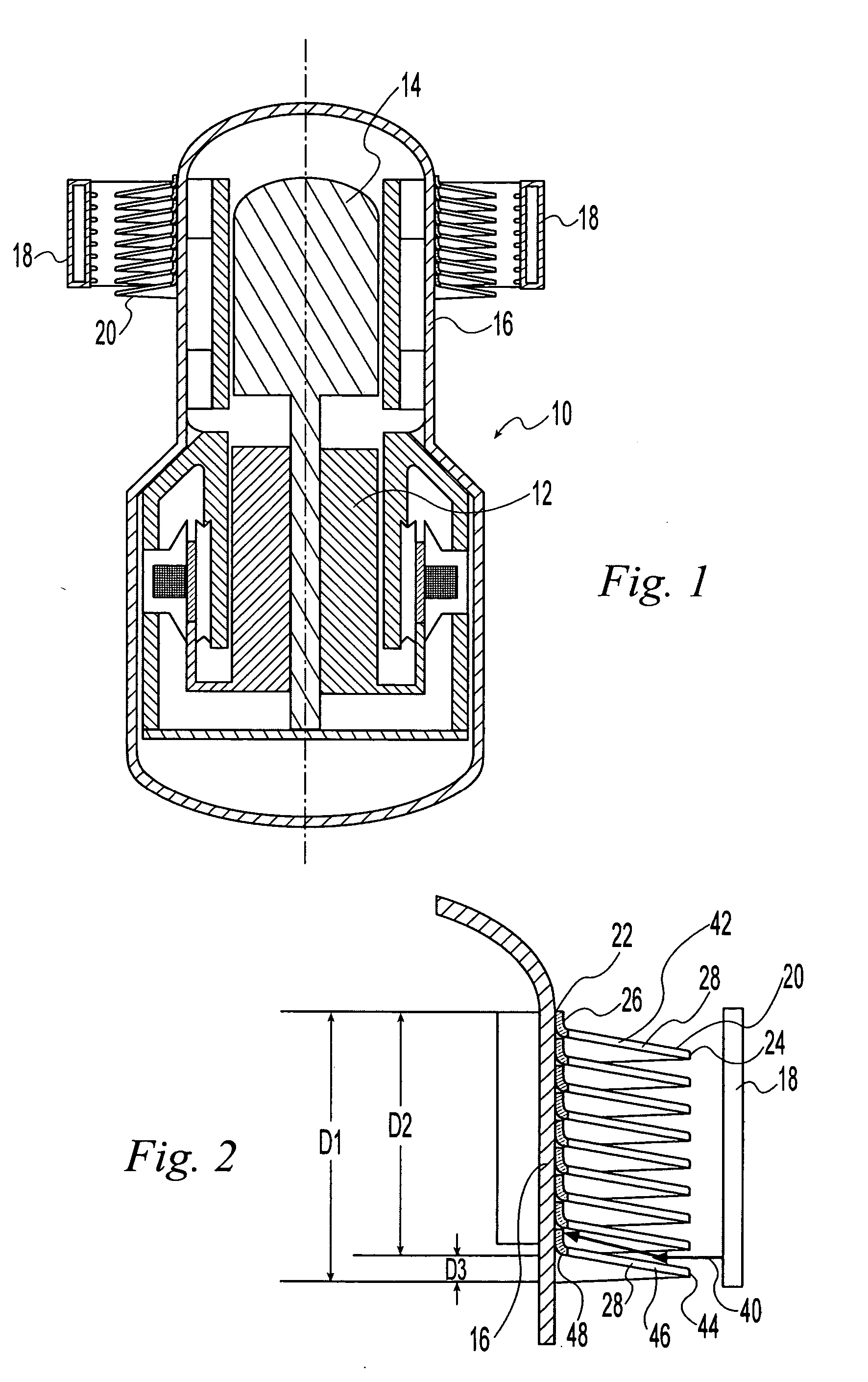 Heat exchanger fins and method for fabricating fins particularly suitable for stirling engines