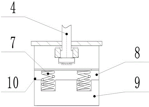 A railway track with damping and shock absorption