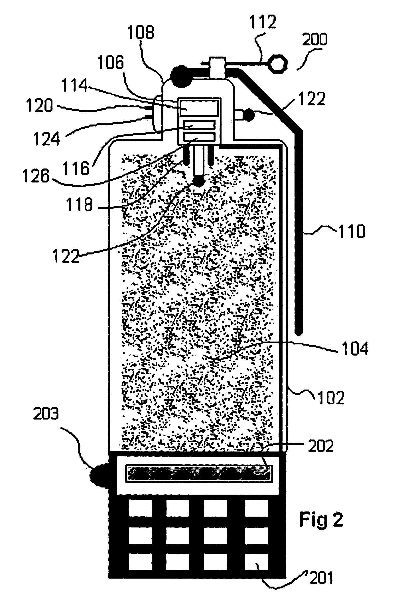 Flash and sound emitting diversion grenade