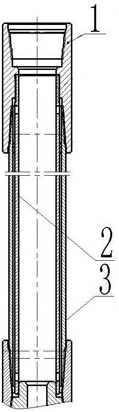 Self-washing type sand setting prevention small-displacement oil pump