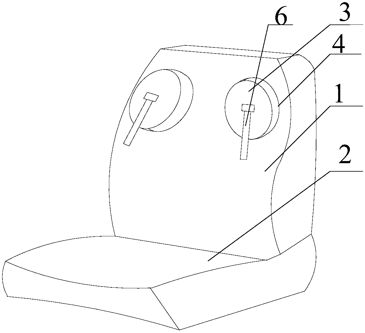 A telescopic neck care safety back chair