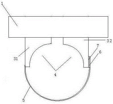 Vibrating mechanism used for powder adding machine