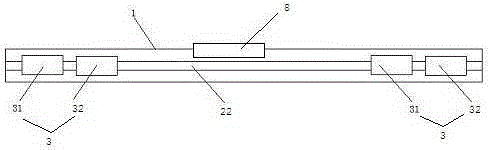 Vibrating mechanism used for powder adding machine