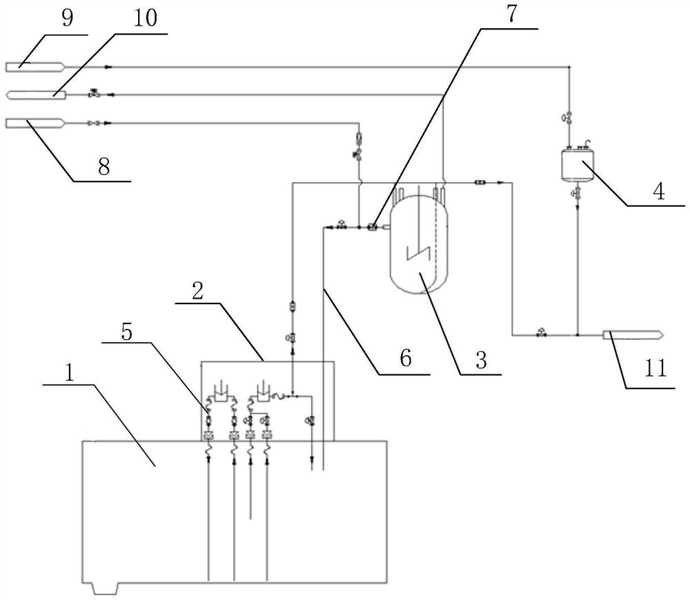 Radioactive waste resin recycling system and method