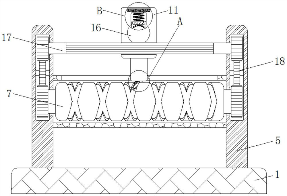 A winding device for new metal materials that can be regularly distributed