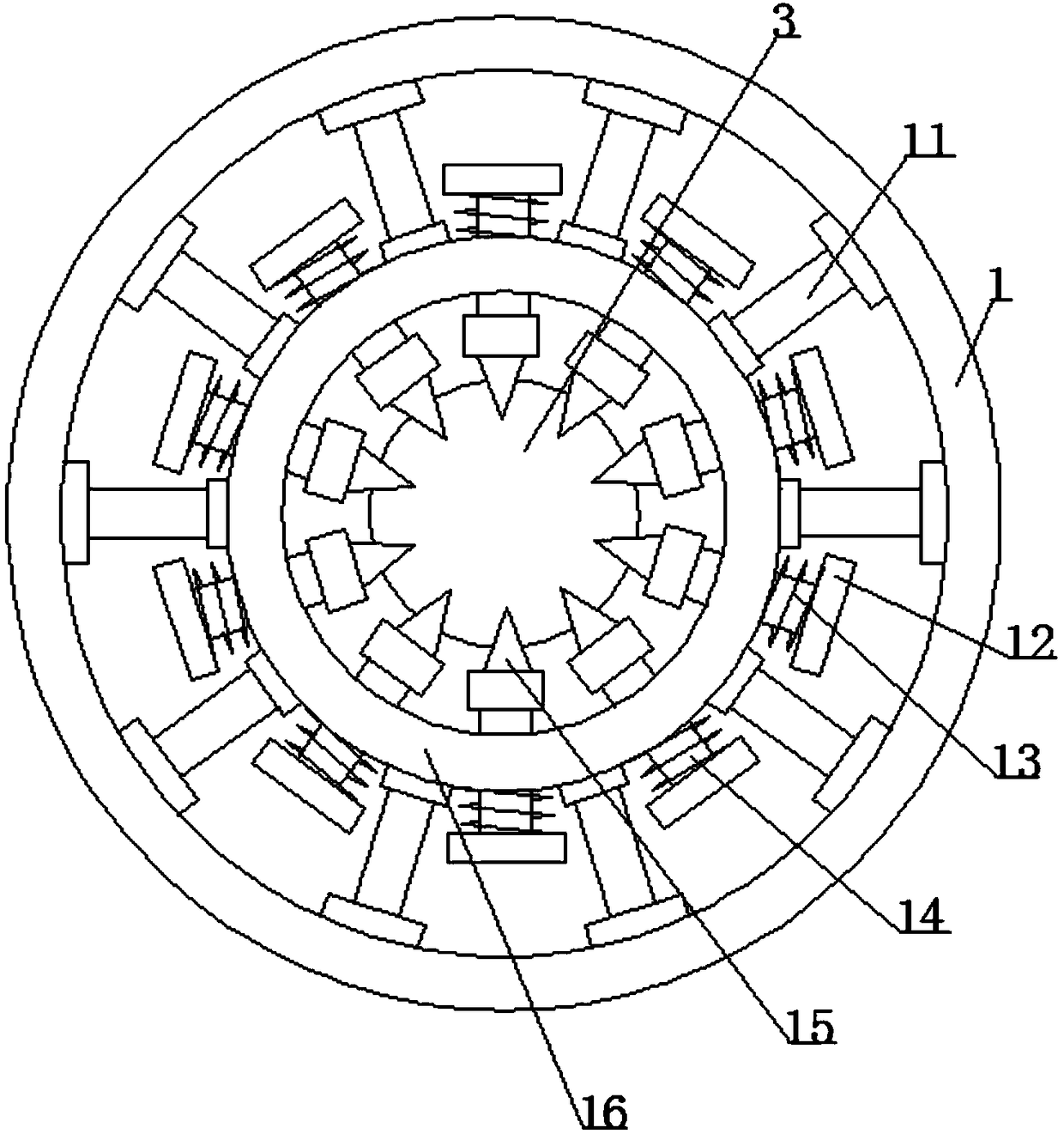 Mechanical hammer handle machining and manufacturing device