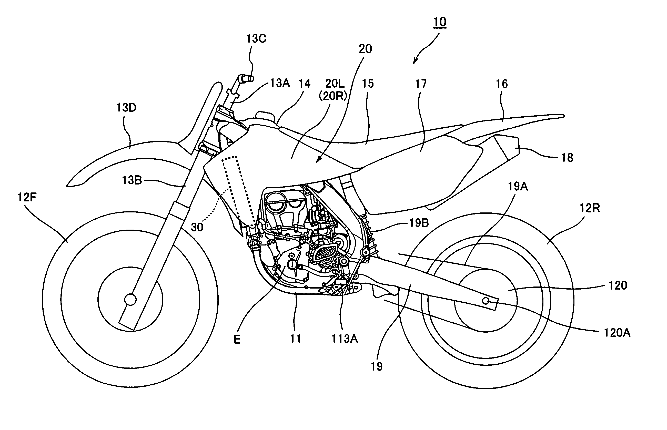 Shroud of a vehicle