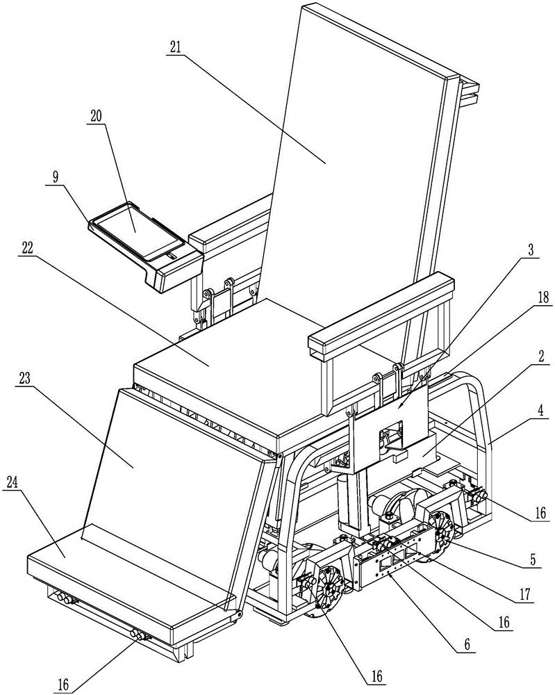 Omni-directional multifunctional wheelchair bed