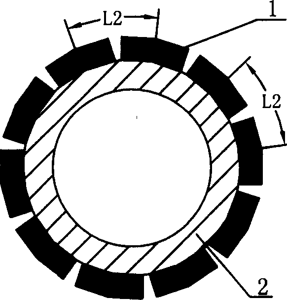 Brushless DC electric machine in structure of short magnetic circuit