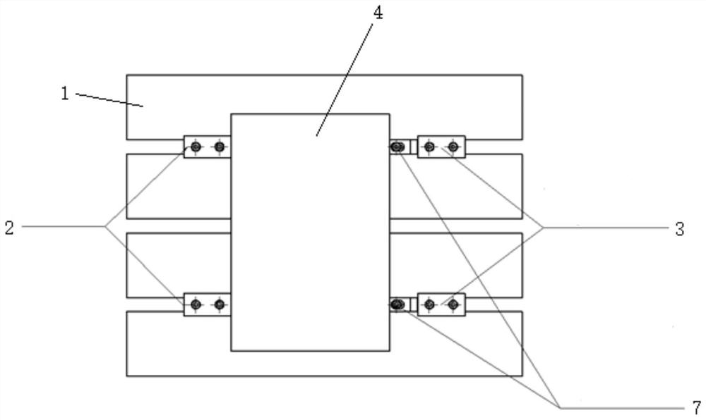 Universal fixture for flat plate type parts subjected to milling