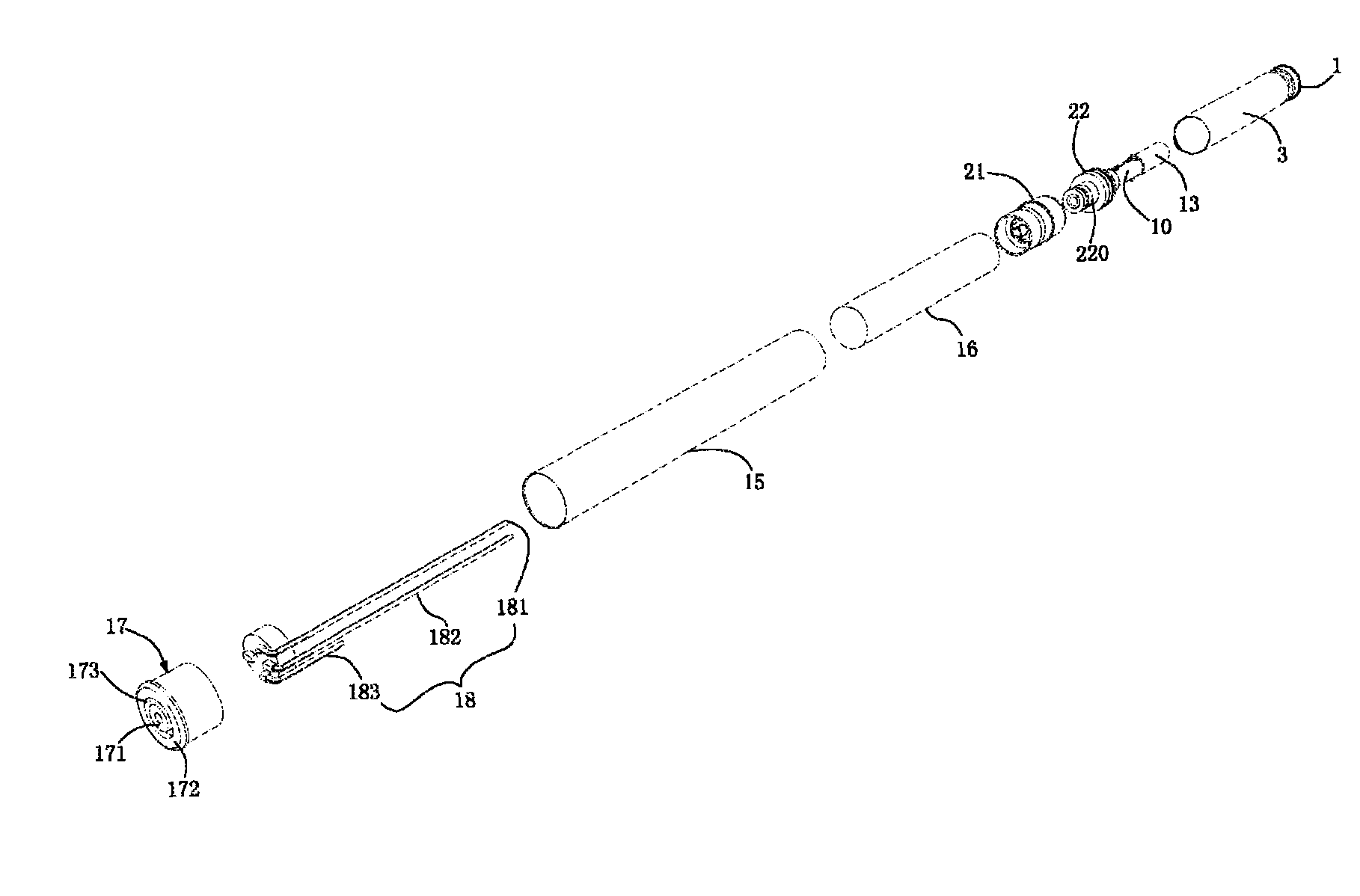 Electronic cigarette for convenient battery charging and atomizer starting