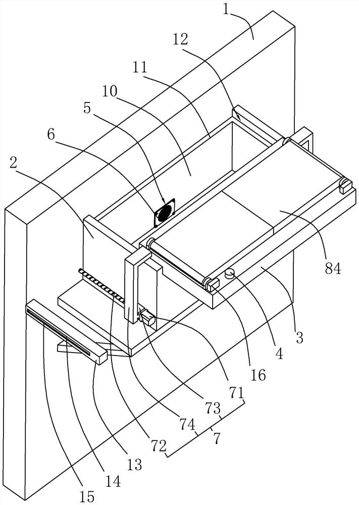 A building water circulation treatment system