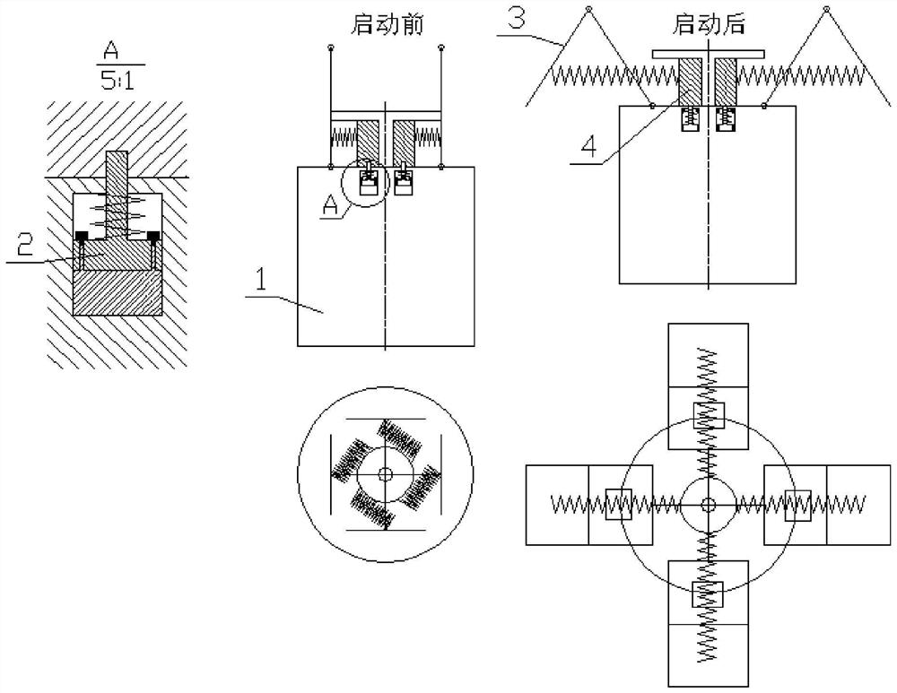 Fixed tail speed reduction device