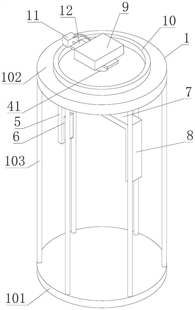 Disinfection device and disinfection method for personnel