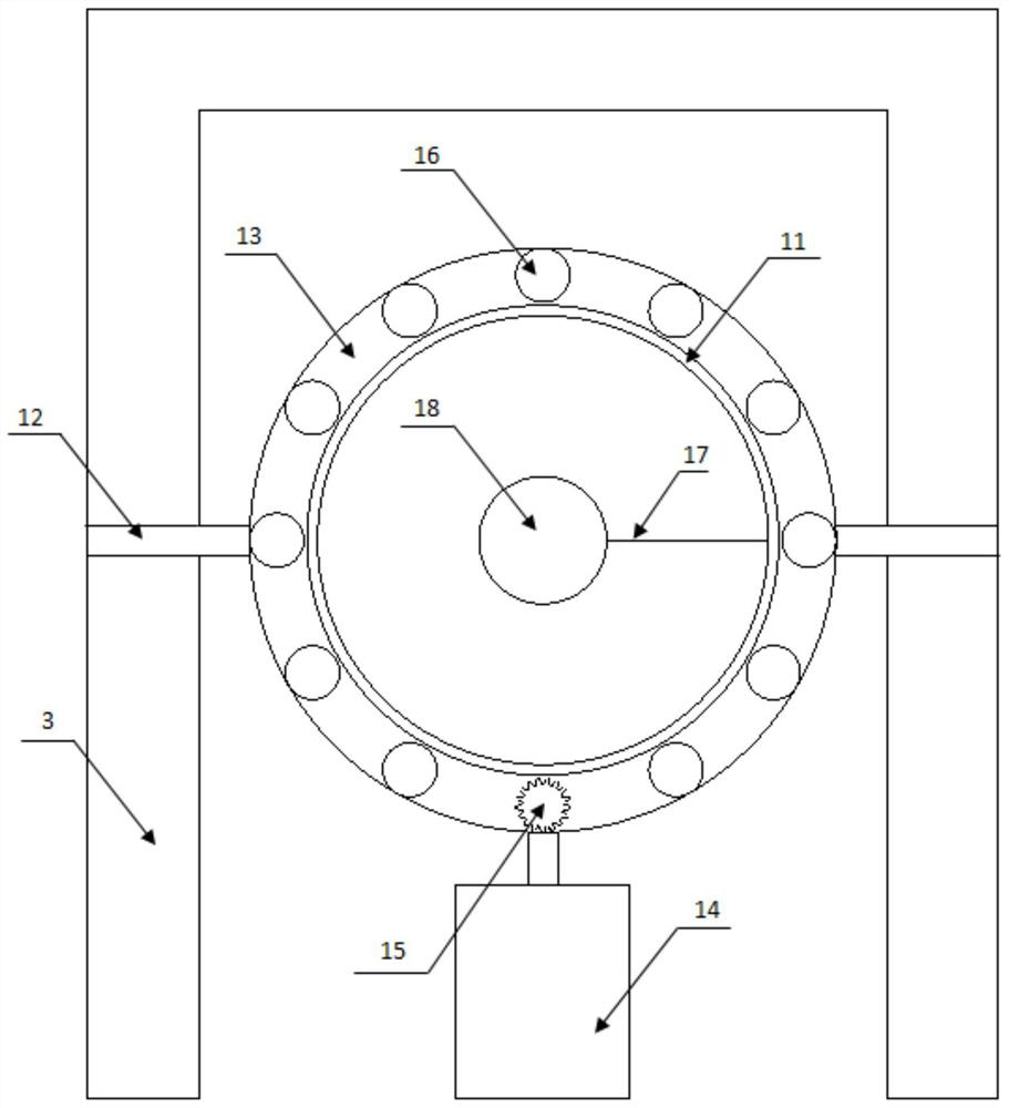 A complete set of fish collection device for pushing type of guide vane in drum