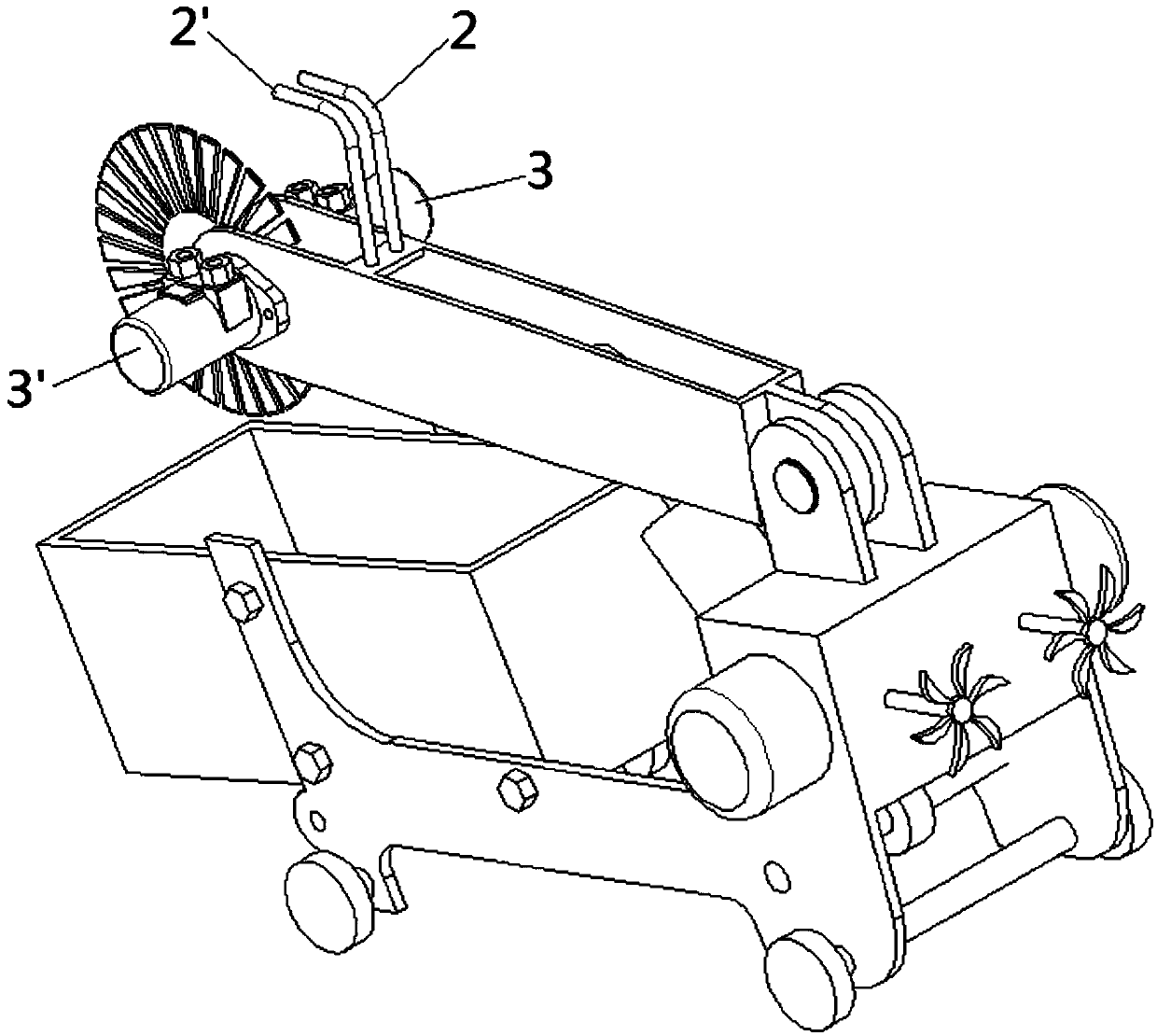 An underwater monitoring and cutting collection device