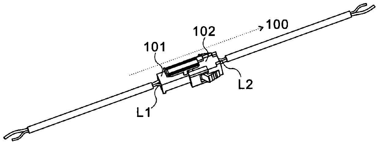 An electronic circuit connection device