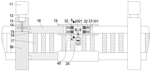 Spacing-adjustable wood-like handrail