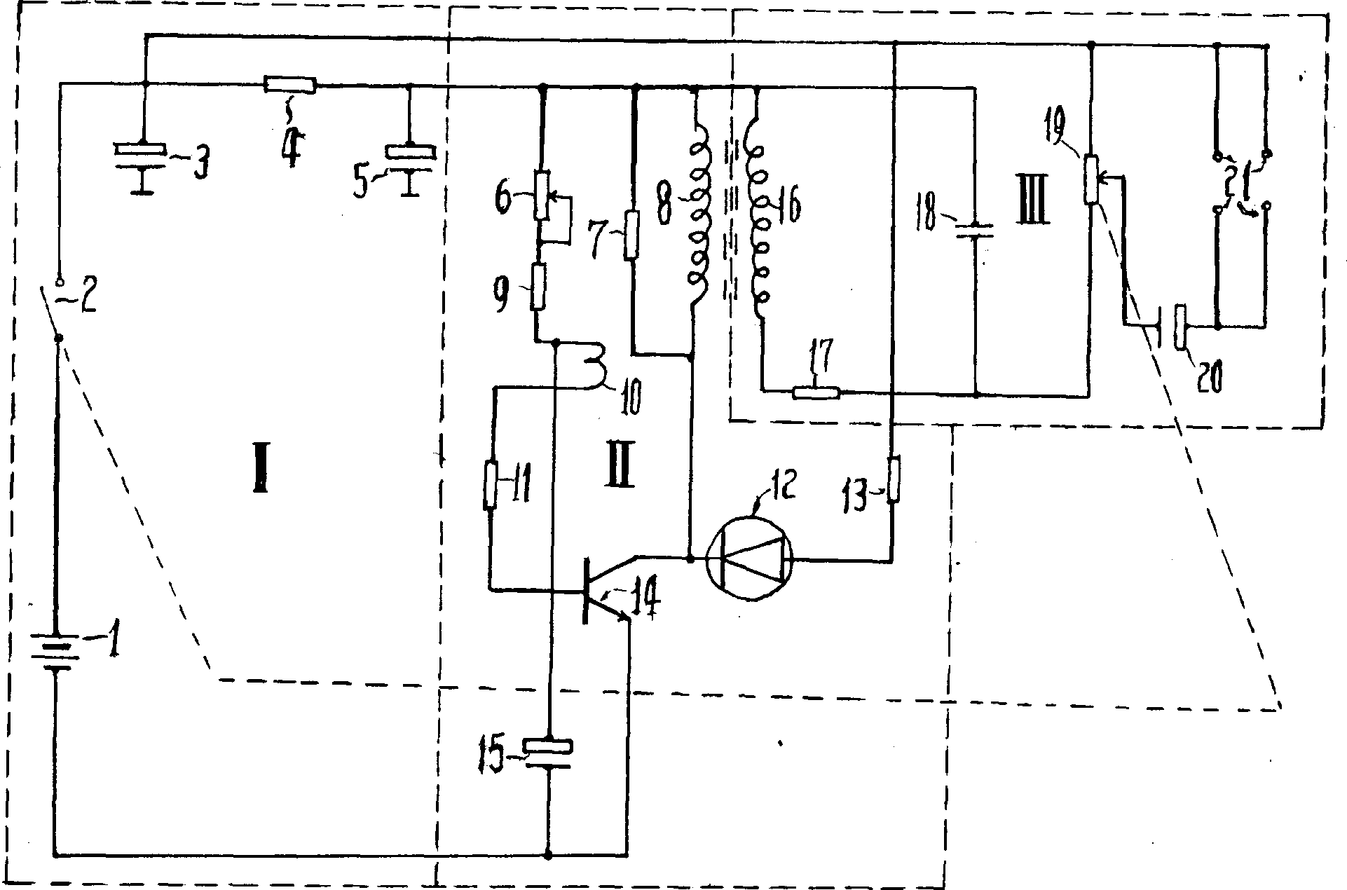 Low-frequency electronic pulse galactic instrument