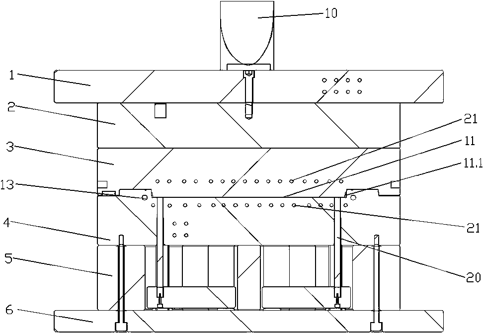 In-mold product injection molding and foaming integrated process and mold