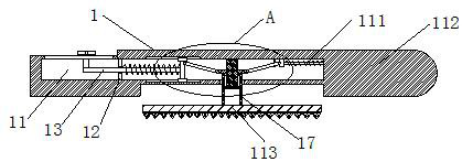 Operation hemostasis device for general surgery doctors