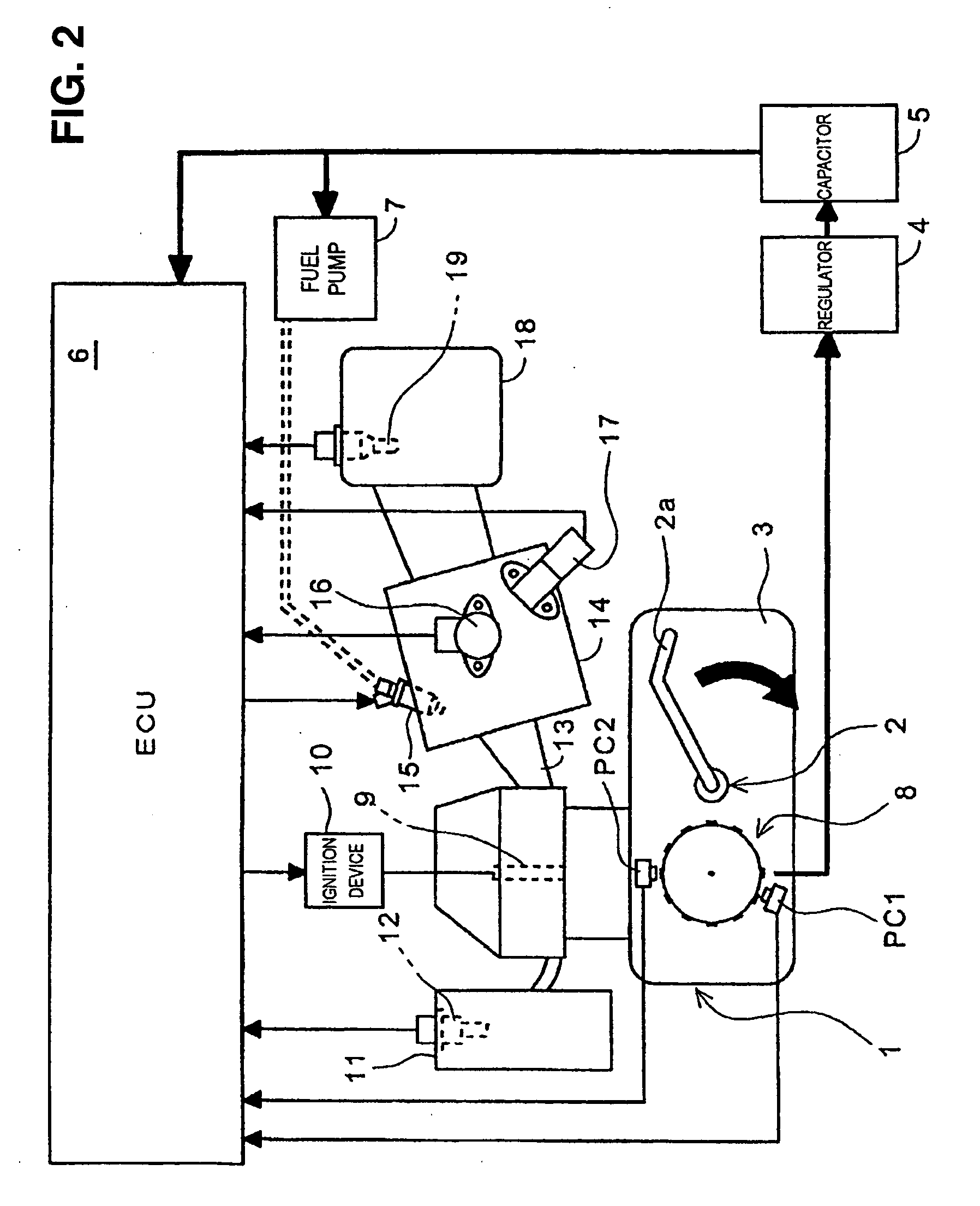 Method and apparatus for detecting a stroke of a 4-cycle internal combustion engine, based on changes in rotary engine speed