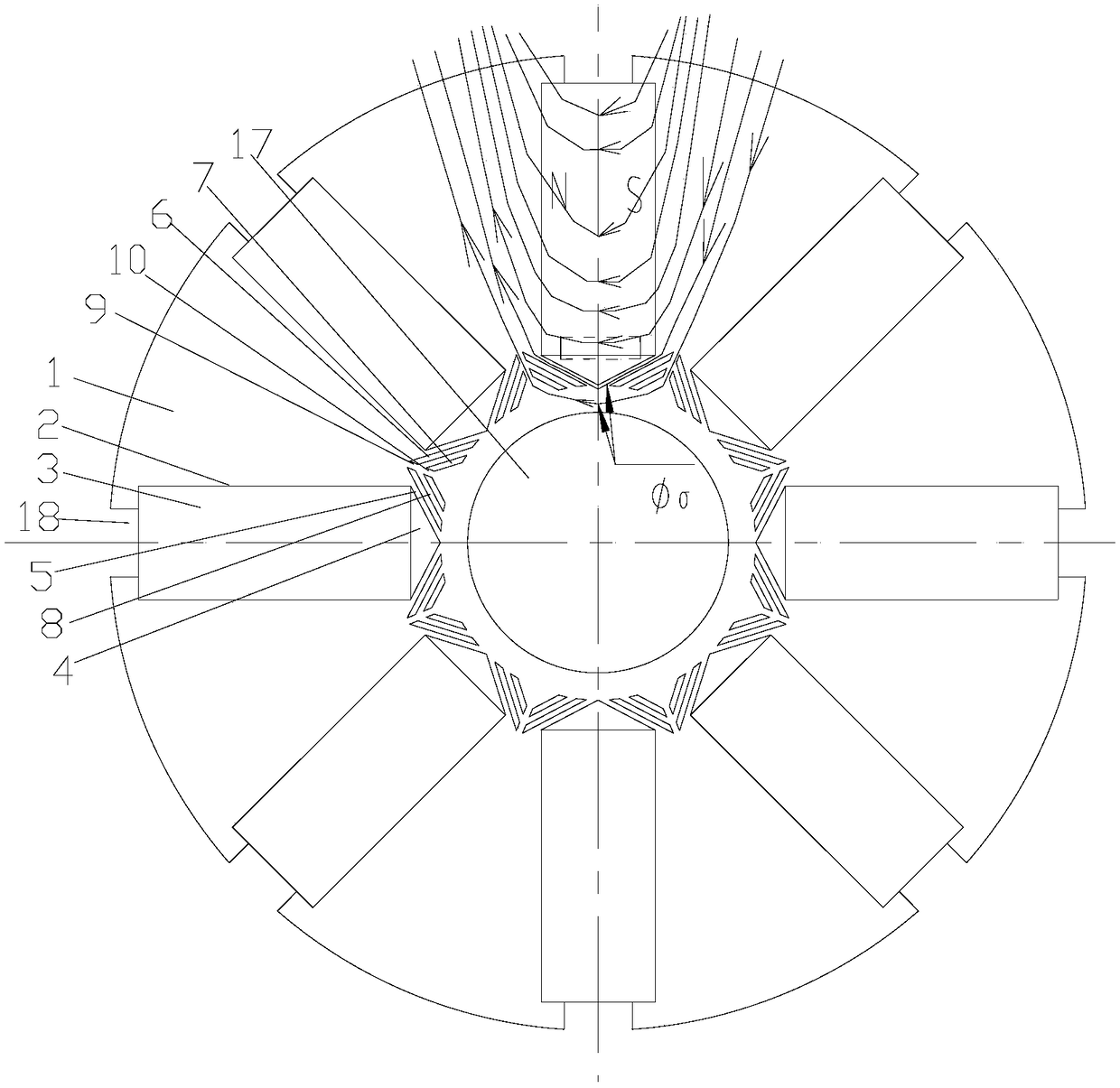 Motor rotor and permanent magnet motor