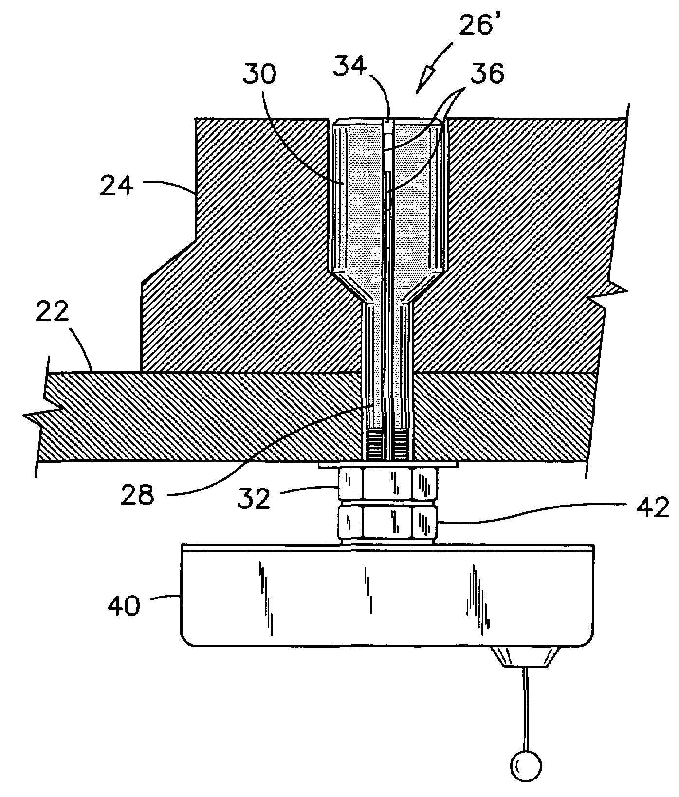 System for measuring wear in a grinding mill