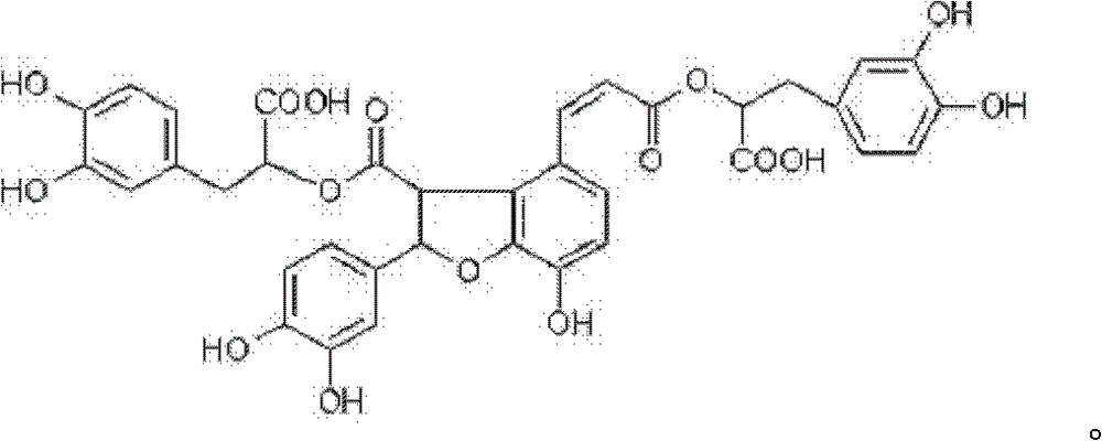 Application of salvianolic acid b in the preparation of anti-h5n1 influenza virus medicine